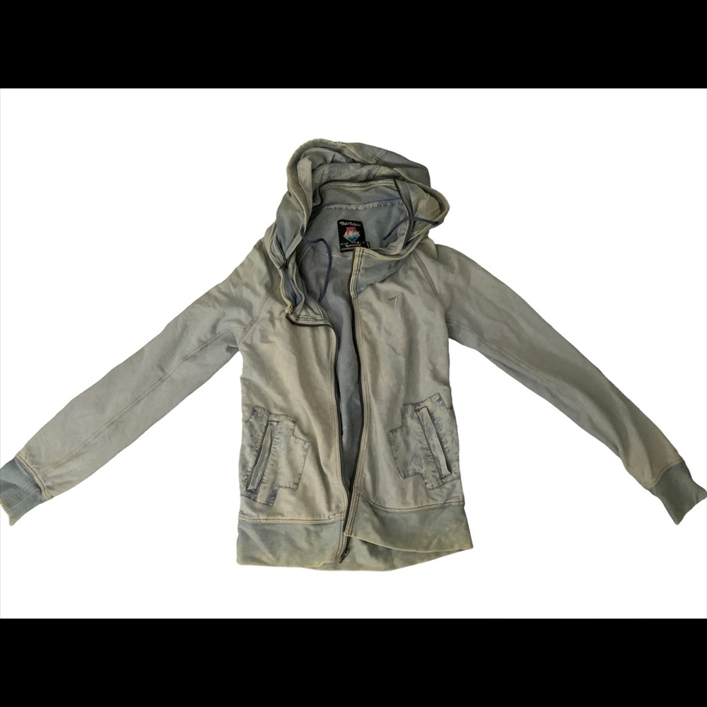 Pink Dolphin denim zip up size medium